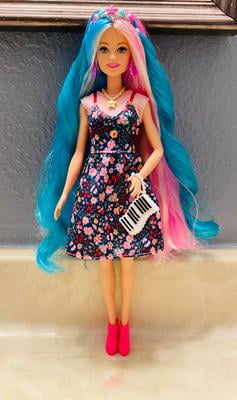Barbie Fantasy Hair Unicorn To Mermaid Doll - Brunette – Aura In Pink Inc.