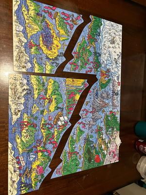 Magic Puzzle Company The Happy Isles 1000-Piece Jigsaw Puzzle with