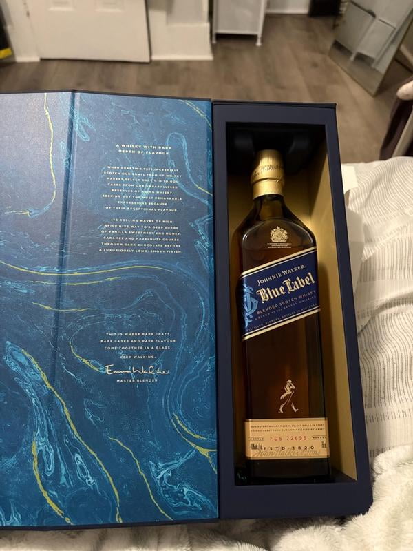 Johnnie Walker Blue Label Blended Scotch Whisky, 750 ml, 40% ABV