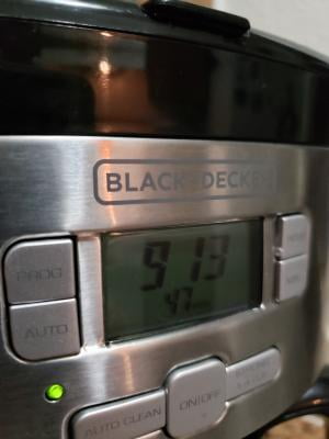 BLACK+DECKER 12-Cup* Programmable Coffeemaker, Black, CM2020B