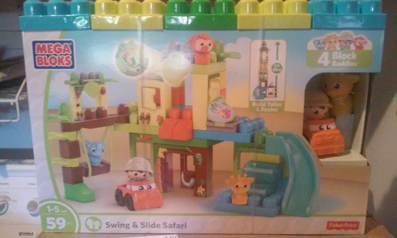 mega bloks swing and slide safari