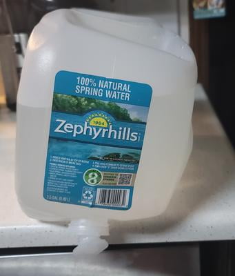 2 pack) Zephyrhills Florida Spring Water, 2.5 Gal, Single Plastic