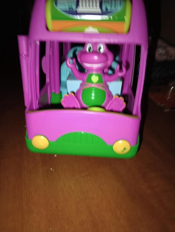 Fisher-Price Barney's World Adventure Bus Push-Along Toy & Barney