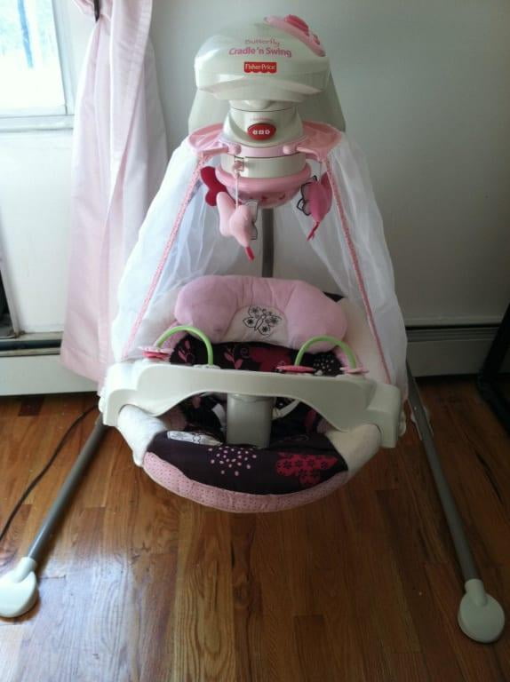 butterfly cradle n swing