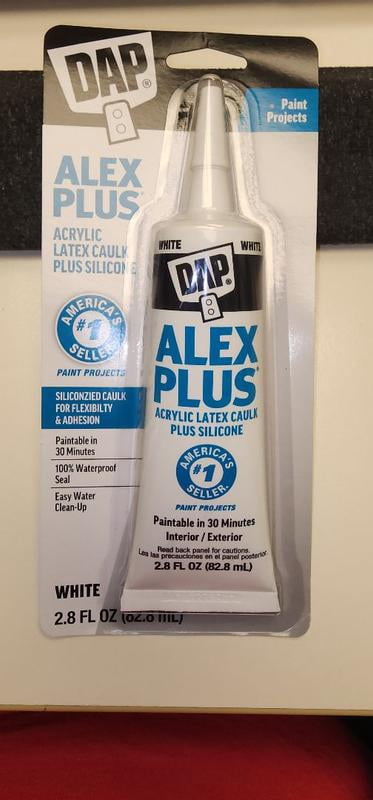 alex專用 Dap 18126 10.1 Oz Black Alex Plus® Acrylic Latex Caulk Plus