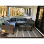 Better Homes & Gardens Brookbury 5-Piece Patio Wicker Sectional Set
