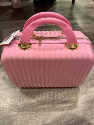 Customer reviews for Hard Shell Cosmetic Travel Case, Pink, 1
