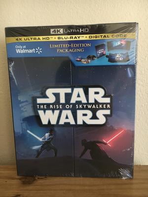 Slapen ik heb dorst Vertolking Star Wars: Episode IX: The Rise of Skywalker (Walmart Exclusive) (4K Ultra  HD + Blu-ray + Digital Code) - Walmart.com