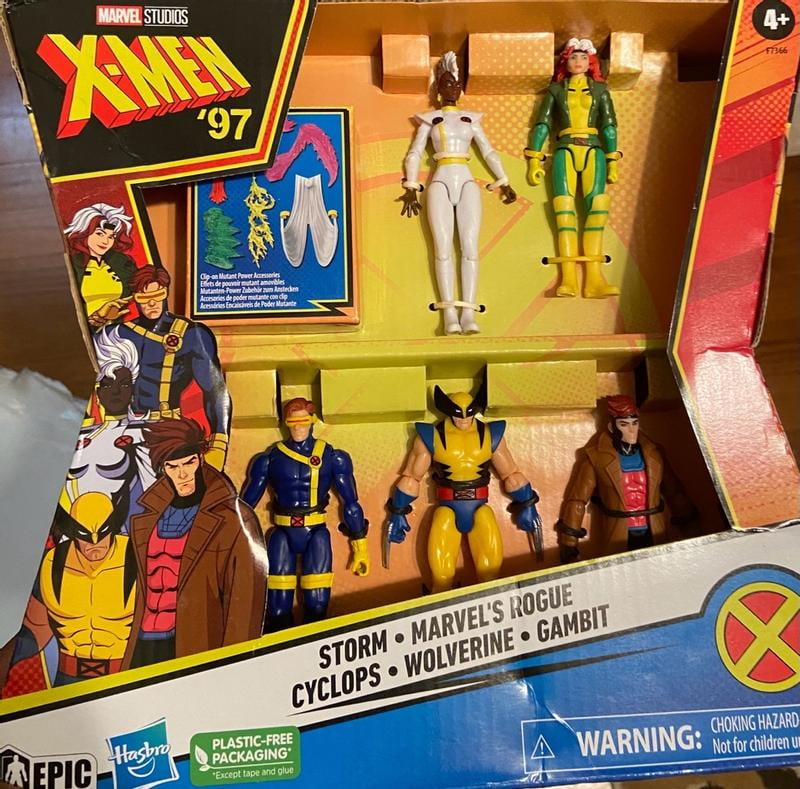 Hasbro Marvel X-Men 97 Action Figure 5-Pack, Includes Storm, Rogue