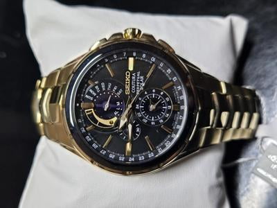Seiko Coutura Men's Solar Perpetual Calendar Chronograph Watch