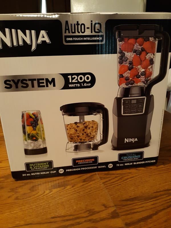 Ninja BL687CO Auto-IQ Total Boost Kitchen Nutri Blender System With 1500  Watts 