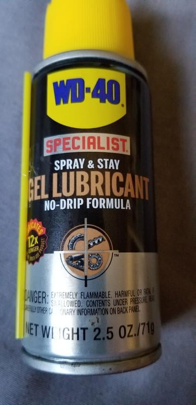 wd40 gel lubricant review WD-40 Specialist Spray & Stay Gel Lubricant No-Drip Formula main image 1