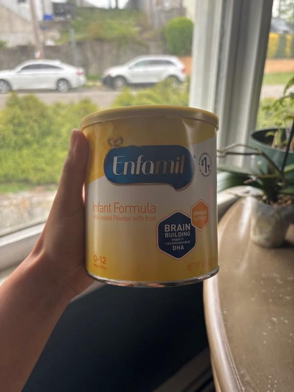 Enfamil Powder Baby Formula with Iron, 21.1 oz ​Can, 4 count