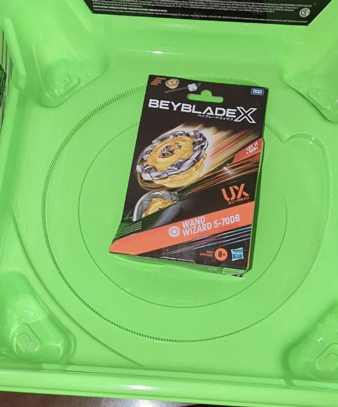 Beyblade X Wand Wizard 5-70DB UX Starter Pack with Top & Launcher