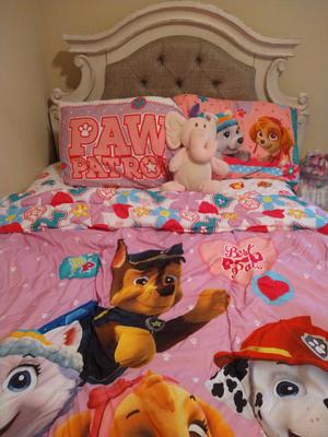 Bag Kids Bedding Bundle Set, Paw Patrol 5pc Bedding Set Twin Bed In A Bag With Bonus Tote