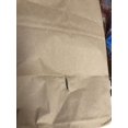 thumbnail image 2 of Zoro Select 18428 Grocery Bag Flat Bottom 25 Lb Shorty Brown Kraft Paper Pk500 2 of 3