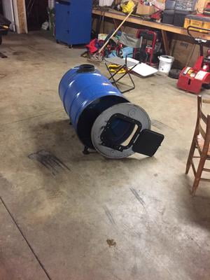 Woodeze 5SV-BSK1000 Wood Burning Barrel Stove Kit - Walmart.com