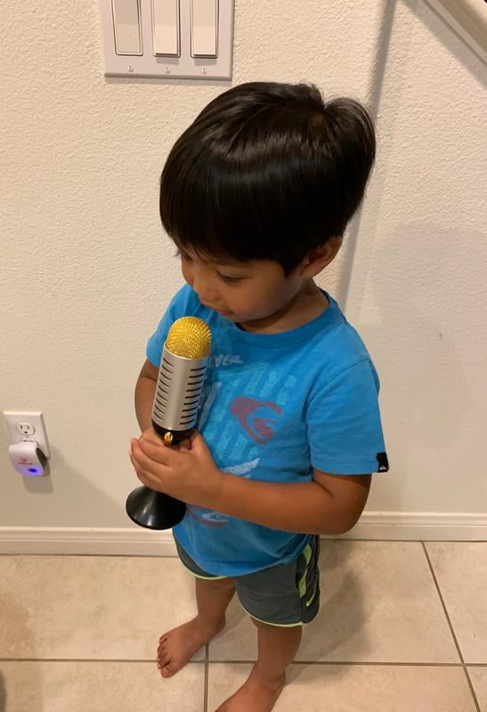 fao schwarz vintage microphone