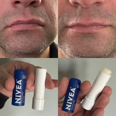 NIVEAページ NIVEA Moisture Lip Care, Hydrating Lip Balm with Shea Butter