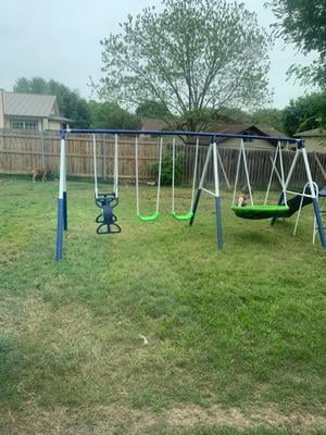 all star playground swing set