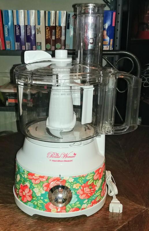 Food Processors Pioneer Woman Vintage Floral 10 Cup Food Processor With Bowl Scraper By Hamilton Startupacademy Md