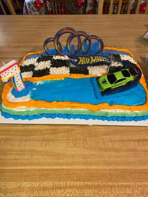 hot wheels cake walmart