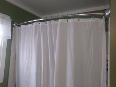 Goldbeing Grey Pebble Shower Curtain Mildew Resistant and Water-repellent