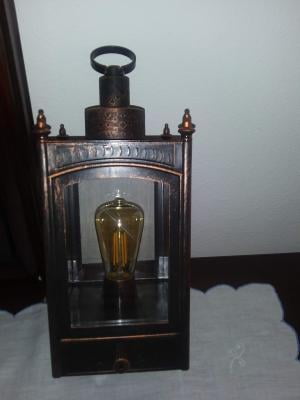 Paul Revere Candle Lantern Antique Brass 