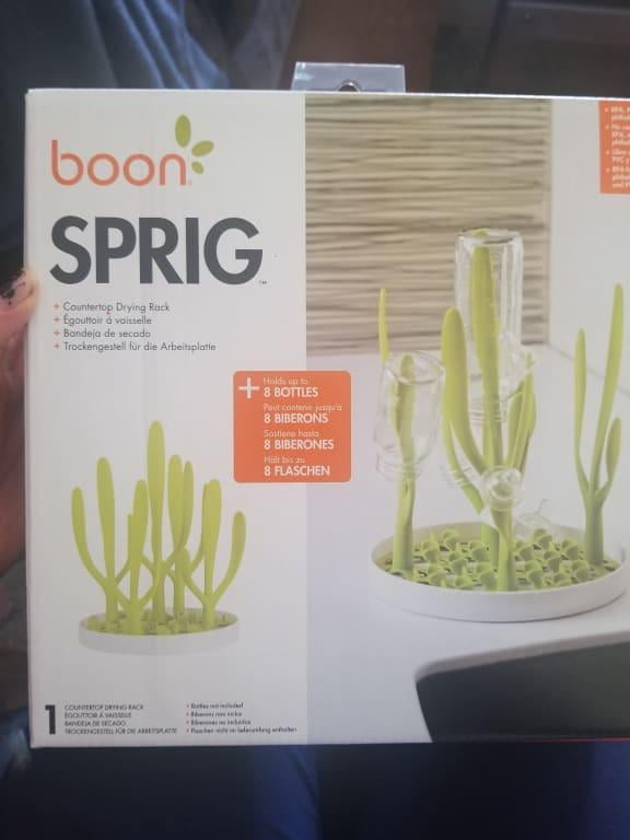 boon sprig countertop drying rack