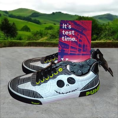 Ground Up Men's Nightmare Before Christmas Low Top Sneakers - Jack