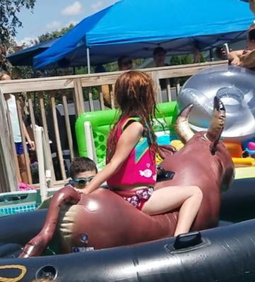 Bull riding float best sale walmart