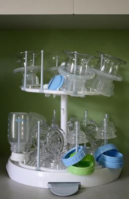 Munchkin High Capacity Drying Rack, Holds up to 16 Bottles or Cups