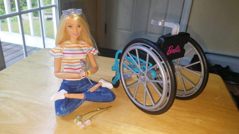 barbie wheelchair diy
