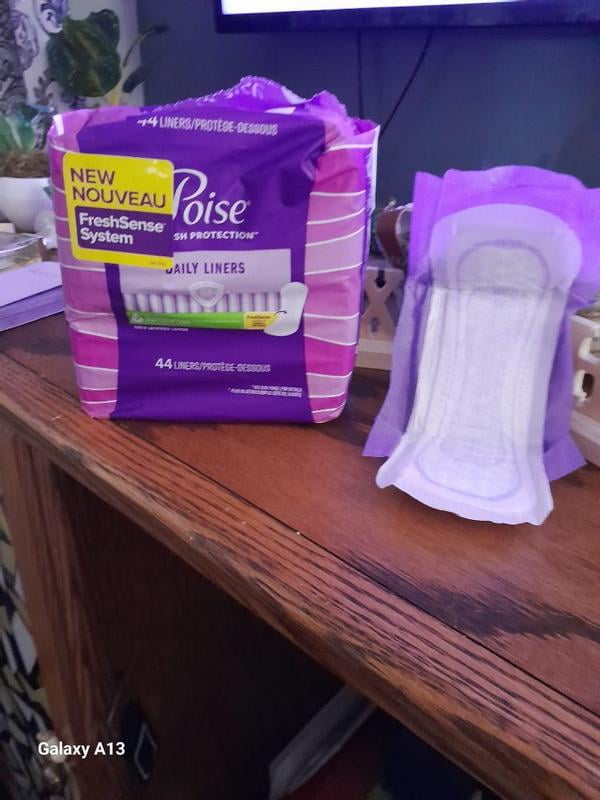 Customer reviews for Poise Daily Liners, Incontinence Panty Liners, 2 Drop  Very Light Absorbency, Regular Length, 26 Count