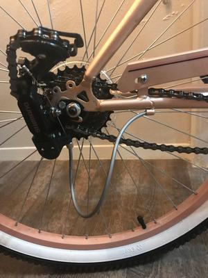 rose gold cruiser bike walmart