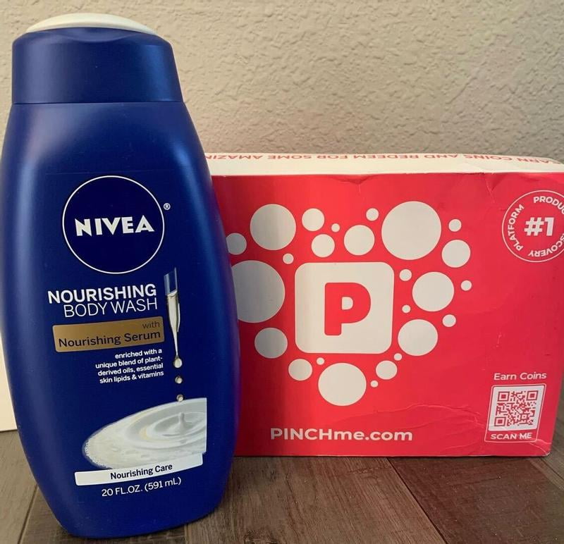 NIVEA Nourishing Care Body Wash - With Nourishing Serum, 3 Pack
