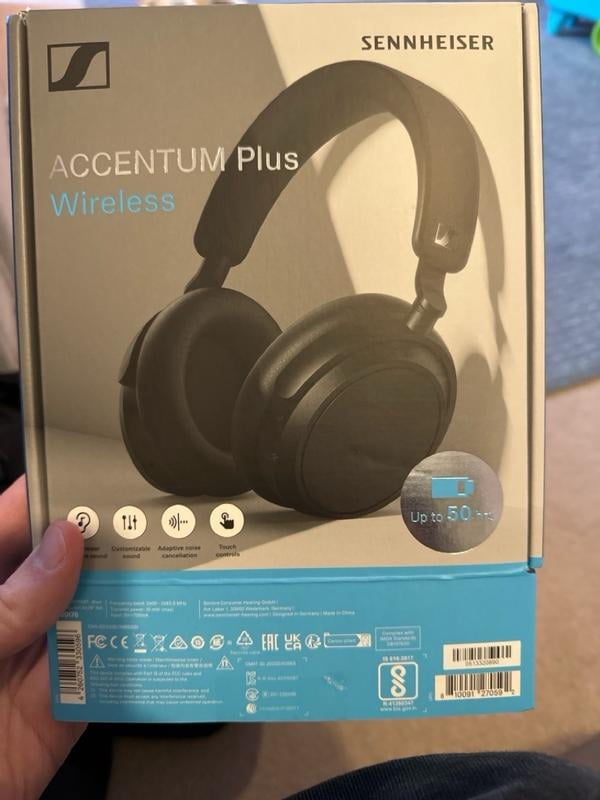 Sennheiser ACCENTUM Plus Wireless Headphones, 50-Hour Battery