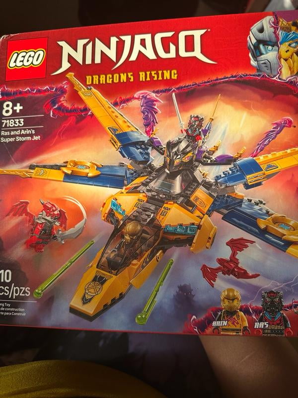 LEGO NINJAGO Ras and Arin's Super Storm Jet Toy, Ages 8+, Airplane