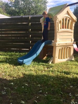 step2 play up gym set swing set and slide for toddlers