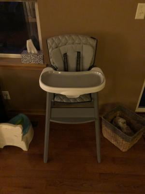 Monbebe luxe best sale wood reclining highchair
