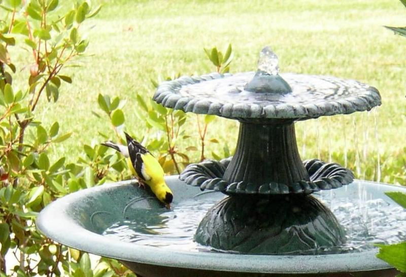 Download Alpine Corporation 3 Tier Vintage Pedestal Fountain Bird Bath Green Walmart Com Walmart Com