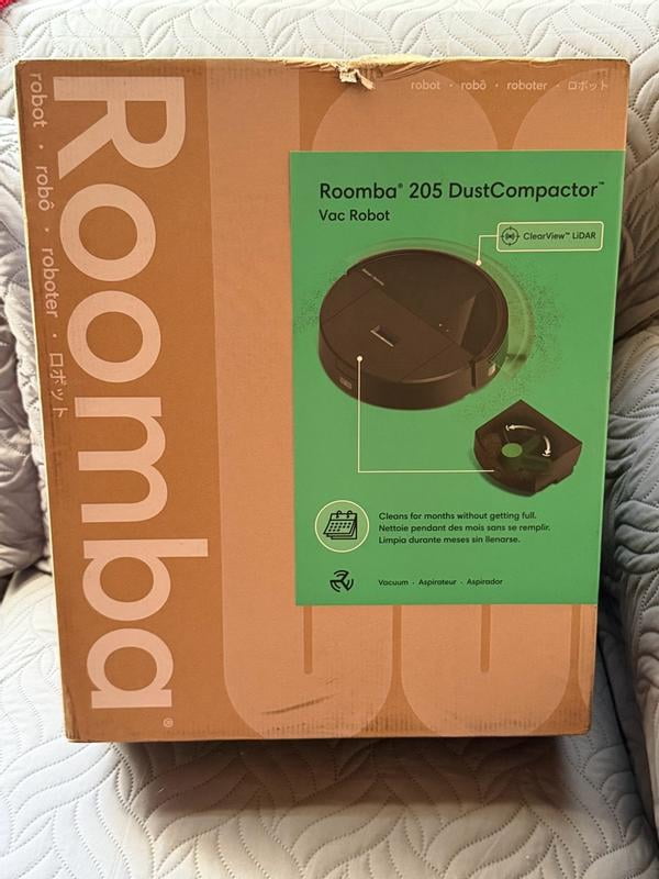 iRobot Roomba 205 DustCompactor Vac Robot, Internal Debris Auto