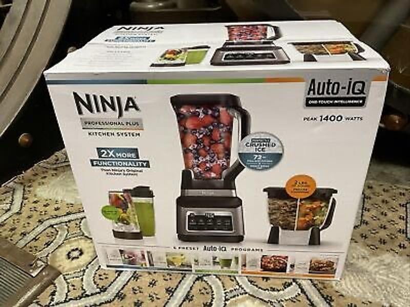 Ninja BN805A Pro Plus Blender & 8-Cup Food Processor, Auto