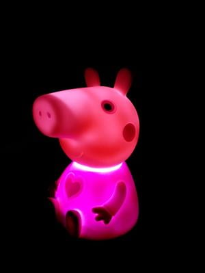 peppa pig soft night light