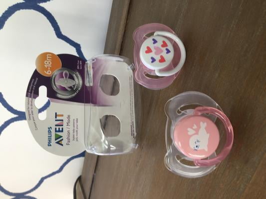 Philips AVENT Snuggle//Anchor 2-Pack Pacifier 6-18 Months NEW