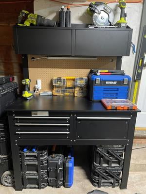 こはてんです様…【work-bench type2〈改〉】オーダー制作専用 WORKPRO 2-in-1 48-inch Workbench and Cabinet Combo with