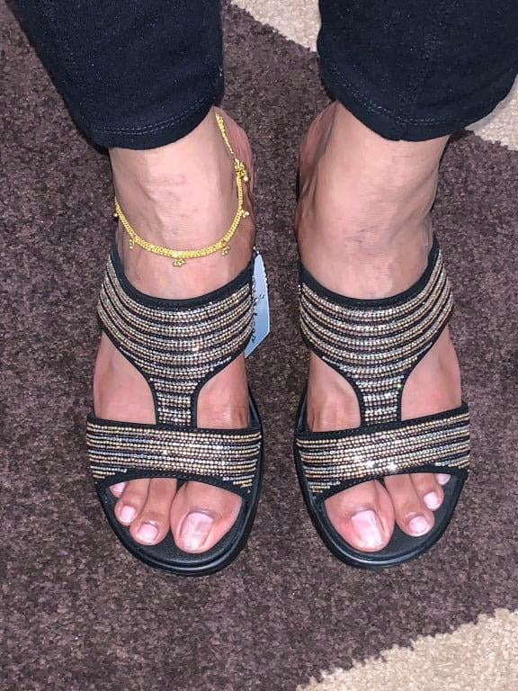 skechers sandals bling