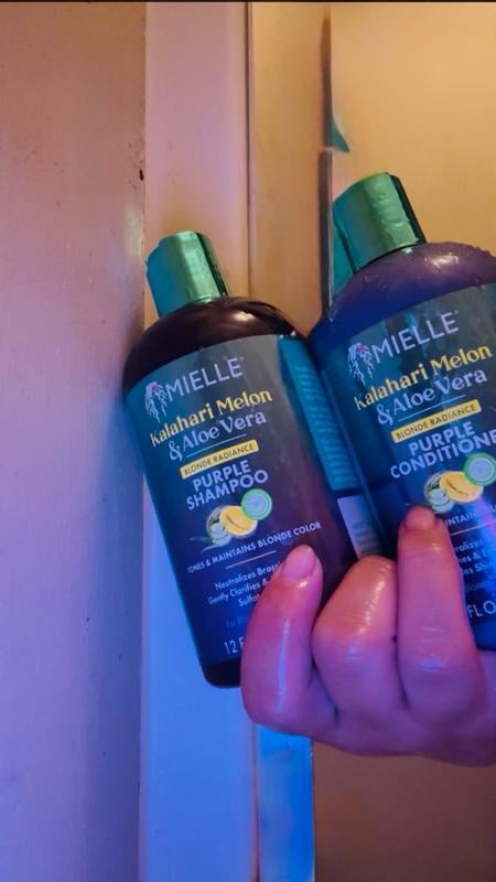 Mielle Kahalari Melon and Aloe Vera Blonde Radiance Purple Shampoo