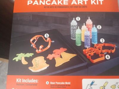 Blackstone 9 Pc Pancake Art Kit Includes 3 Molds & 6 Bottles Pig Bear  Dinosaur 