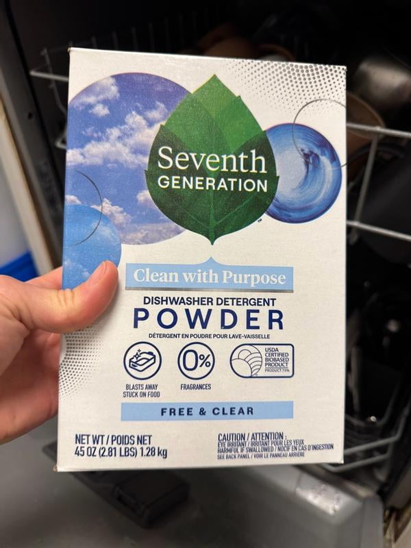 Seventh Generation Unscented Plant-Based Dishwasher Detergent